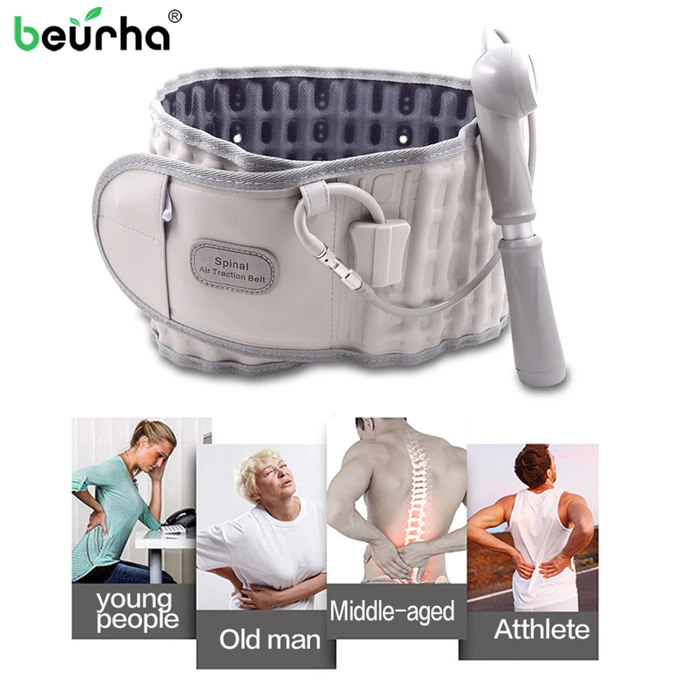 

Family Unisex Back Relief Belt Waist Brace Support Belt Lumbar Traction Backach Waist Brace Pain Release Massager Health Care