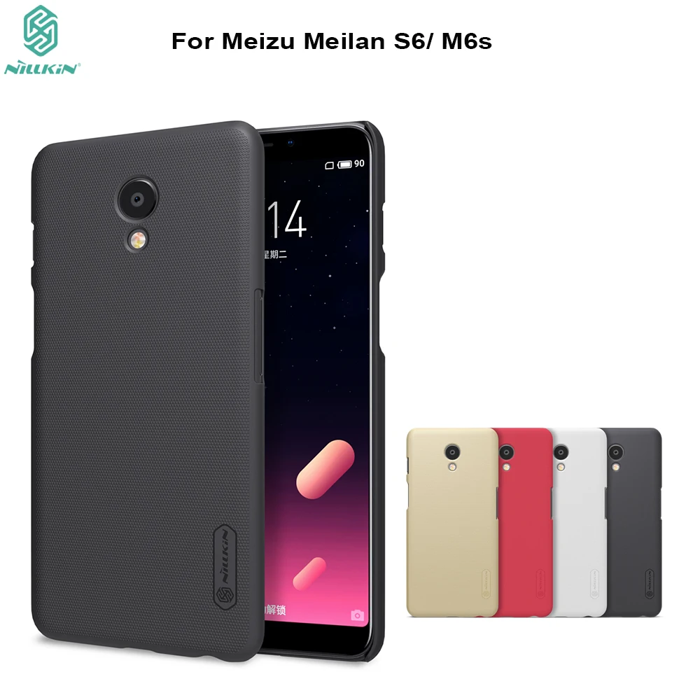 

For Meizu meilan S6 m6s Case Nillkin Super Frosted pc Hard Shield back cover case For MEIZU M3 note phone bags cover case