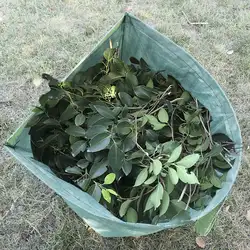 58X58X2 см многоразовые садовые сумки двор отходов мешок Садоводство мусора газон листьев мешок