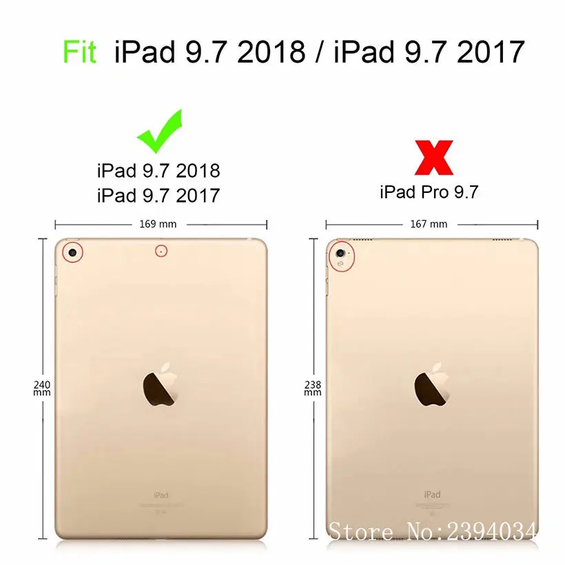 Чехол для Apple iPad 9 7 2017 2018 5 го 6 поколения чехол s A1822 A1954 планшета с подставкой