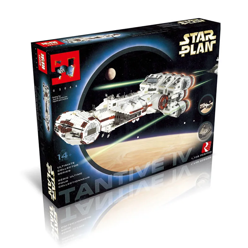 

the 05046 Star Wars Compatible 10019 satrwars Rebel Blockade Runner Set Building Blcoks Bricks New Kid Toys Christmas Gifts