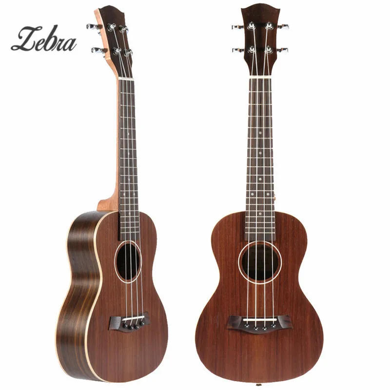 

Zebra 23'' 4 Strings Fretboard Concert Ukulele Ukelele Electric Guitar Guitarra For Musical Stringed Instruments Lovers Gift