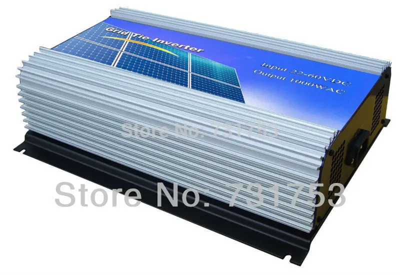 MAYLAR@ 22-60VDC,1000W Solar Grid Tie Inverter Connect Solar Panel,Output 90-130VAC,50Hz/60Hz,LCD display