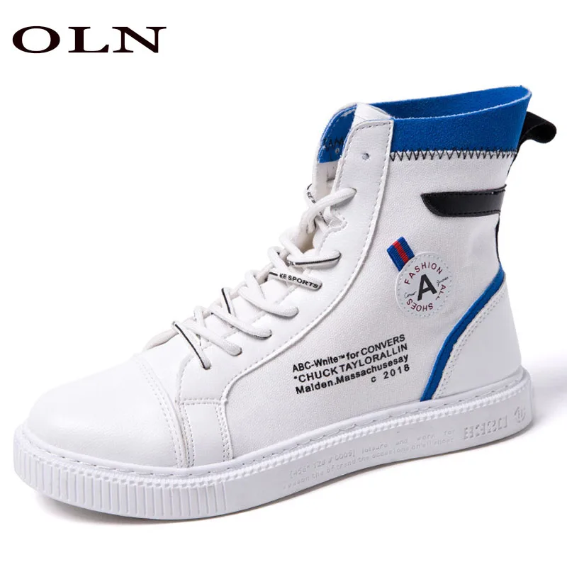 

OLN New Sport Shoes For Men Brand Outdoor Athletic Super Light Walking Shoes Allmatch Skateboarding Shoes Anti-Slip Canvas Shoes