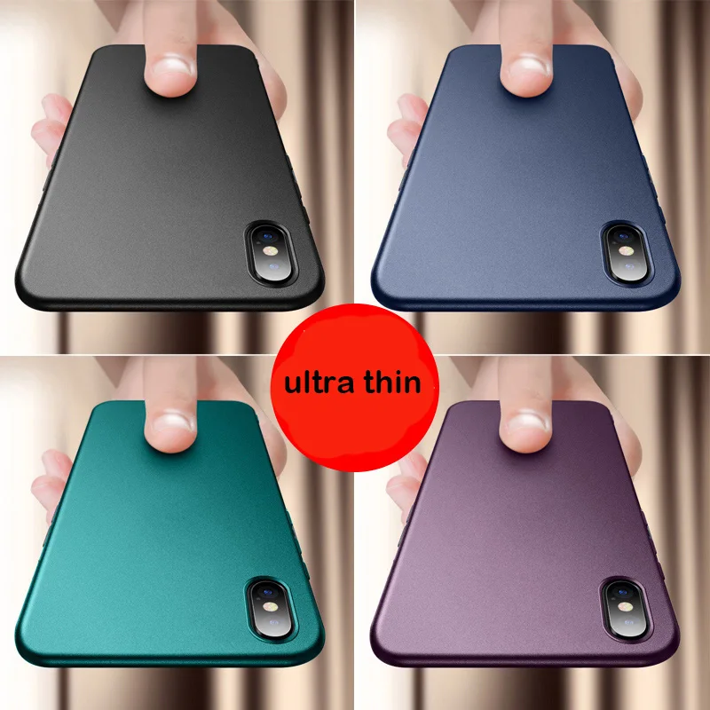 

Aixuan Cover For iPhone XS Max Case Full Protect Anti Fingerprint Matte Phone Case For iPhone XS XR Capa Housing