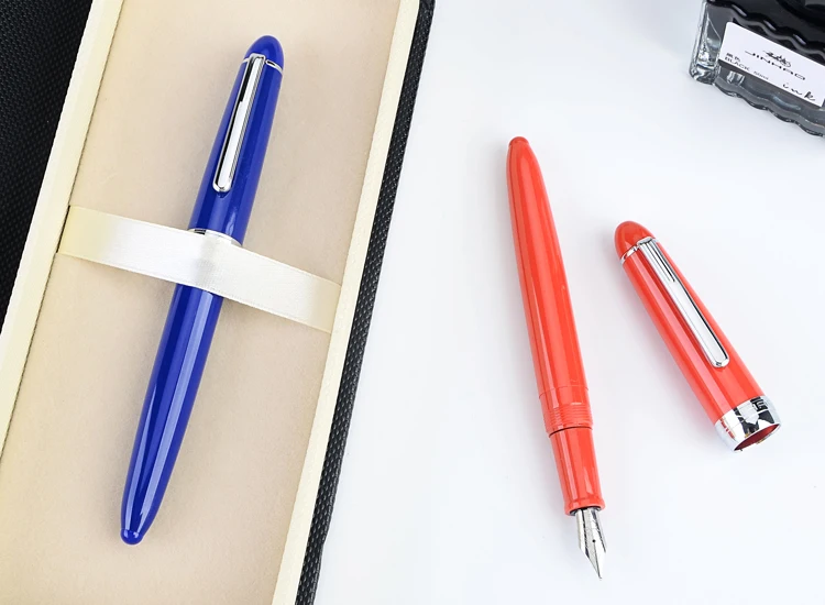 12 цветов Спираль круглая прозрачная пишущая перьевая ручка Jinhao 992 школьные офисные металлические чернильные ручки Iraurita канцелярский подарок для студента
