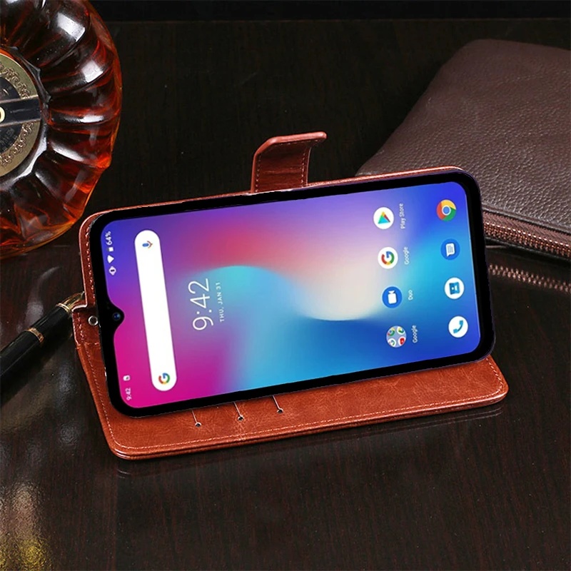 UMIDIGI power флип-чехол из искусственной кожи, держатель для карт, чехол-подставка для UMIDIGI power, чехол для телефона, защитный кошелек, чехол, 6,3 дюймов