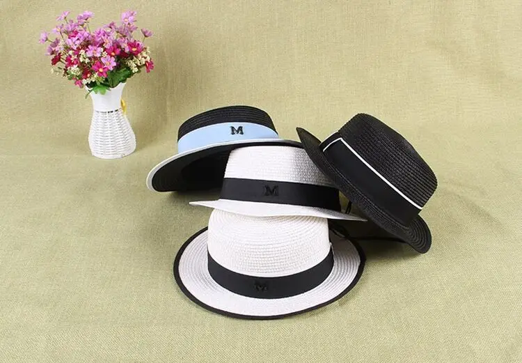 MAERSHEI/Летняя женская шляпа с плоской подошвой, английская шляпа для путешествий, отдыха, вечерние модная соломенная шляпа, Пляжная Шляпа