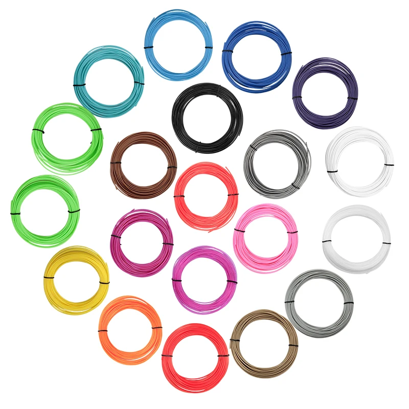 

2019 New 10 Meters PLA Plastic Wire 1.75mm 3D Printer Materials Threads 3D Pen Filament for 3D pen printer doodler drawing