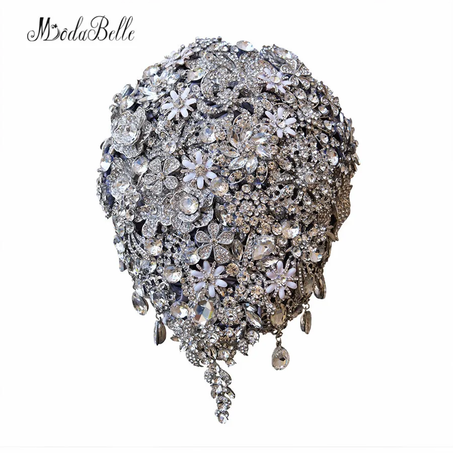 Роскошные свадебные букеты со стразами Modabelle украшенные цветы | Свадьбы и