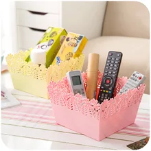 Европейский стиль, пластиковая корзина для фруктов, полый шнурок, корзина для хранения конфет, коробка, органайзер для стола, для домашнего хранения