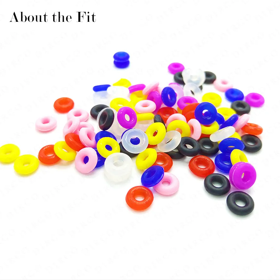 

About the Fit 100Pcs/Pack Adujsting Rubber Spacer Block Rings Beading Clasp For Jewelry Making Necklace Bracelet Charms Findings