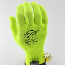 Новинка, анти-порезные перчатки, 10603, легкие, флуоресцентные, зеленые, защитные перчатки, рабочие, страховые, механические перчатки
