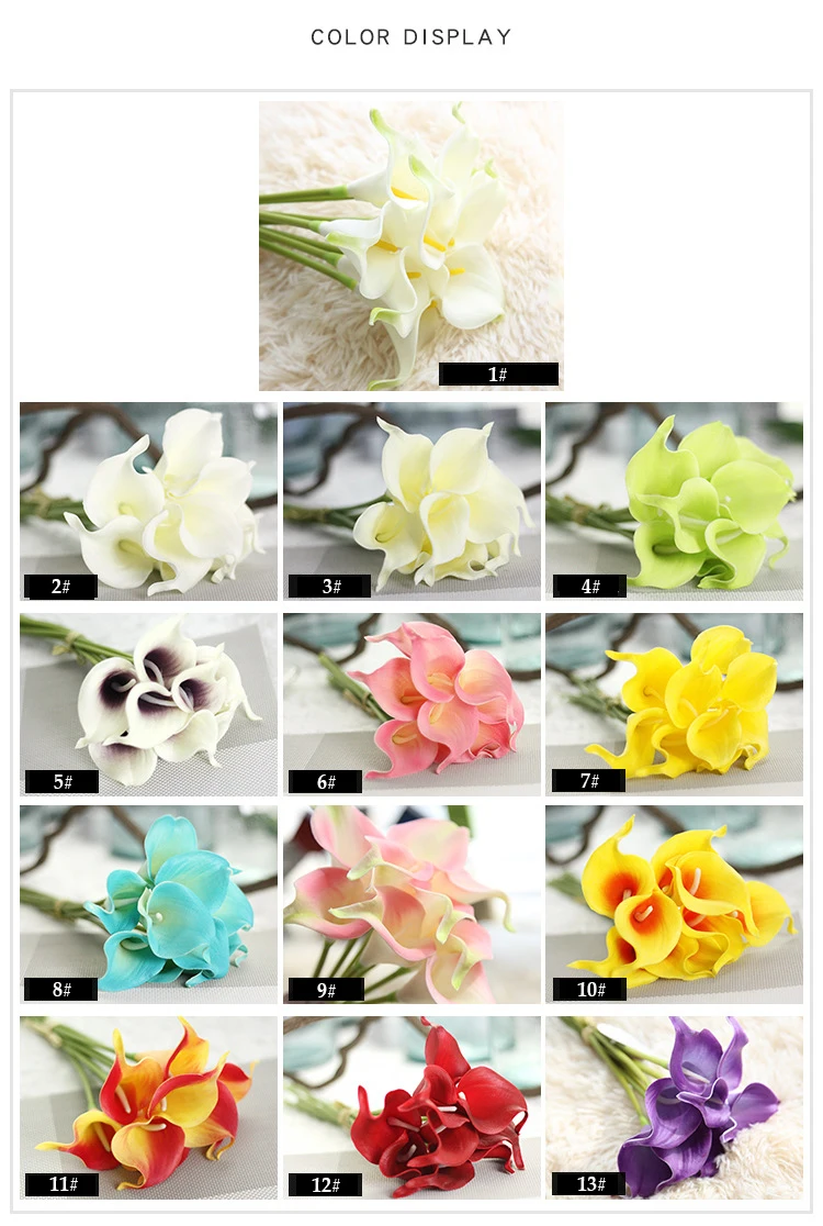 Plastic fleur artificielle flower calla lily artificial flowers artifical fleurs kunst bloemen faux flor artificiais decoratie