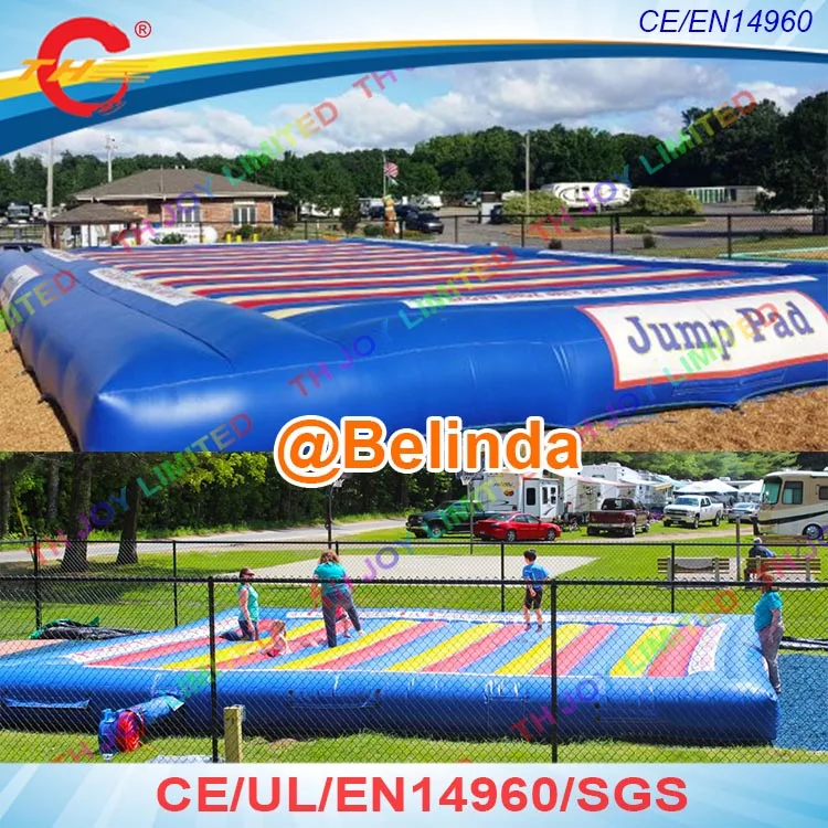 Free shipping,2.6x1.7m jump pad, inflatable jump pad air jumping bed