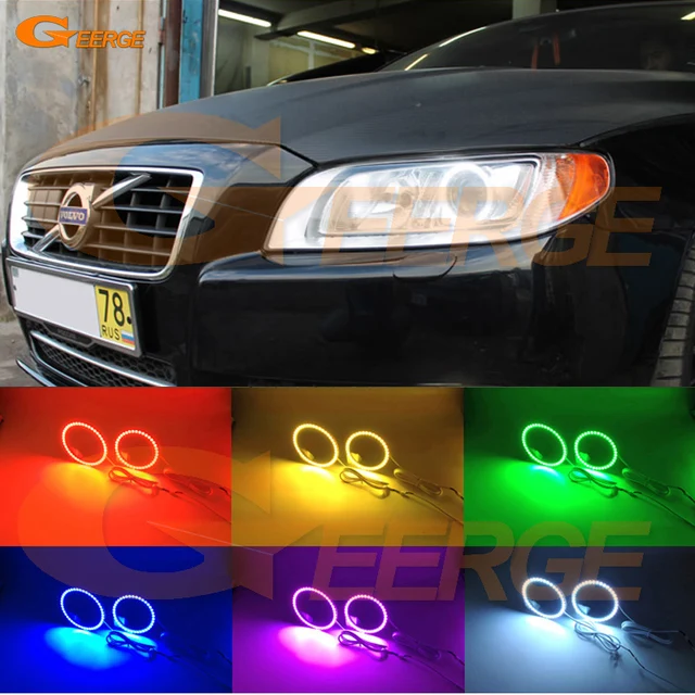 For Volvo V70 2008 2009 2010 2011 2012 2013 2014 2015 Xenon headlight Multi Color Ultra bright