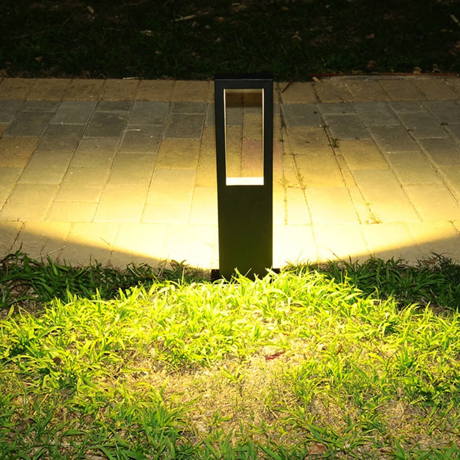 

Thrisdar 2PCS Outdoor Waterproof Garden Lawn Light Community Landscape Pathway Pillar Light Courtyard villa Pathway Road Light