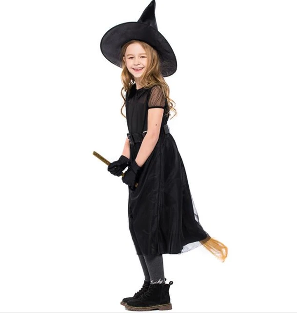 Fantasia de Halloween Rainha Vampira Infantil Longa