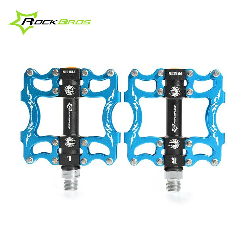 

ROCKBROS pedals for a bicycle ultralight aluminum alloy Anti-slip bike Pedals Axle 9/16" MTB road Cycling Sealed Bearing Pedal