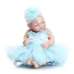 Мини 10 дюймов силикона Reborn baby doll 28 см виниловые игрушки куклы для продажи Девушки Игрушки для детей найти акростих, подарок на день рождения