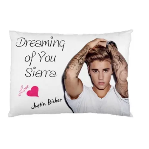 Justin Bieber Dreaming of You Personalized Pillowcase Personalised