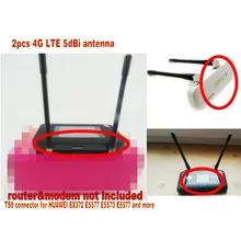 2 шт. 4 г LTE 5dBi антенны TS9 Разъем для HUAWEI E8372 E5577 E5787 E5573 E5577 AC790S AC810S и многое другое