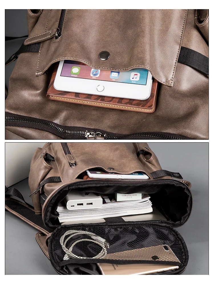 Модный классический рюкзак из искусственной кожи, рюкзак для путешествий, вместительный рюкзак, качественный деловой рюкзак, дизайнерская сумка для подростков