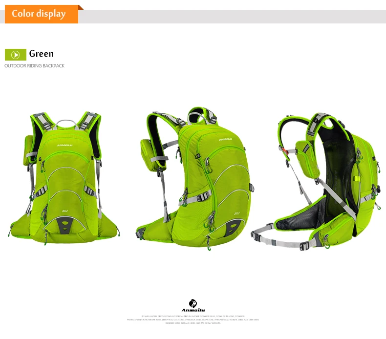 ANMEILU 20L Водонепроницаемая дышащая велосипедная сумка MTB Moutain велосипедный гидратационный рюкзак нейлоновая дорожная походная сумка для альпинизма, без сумки для воды