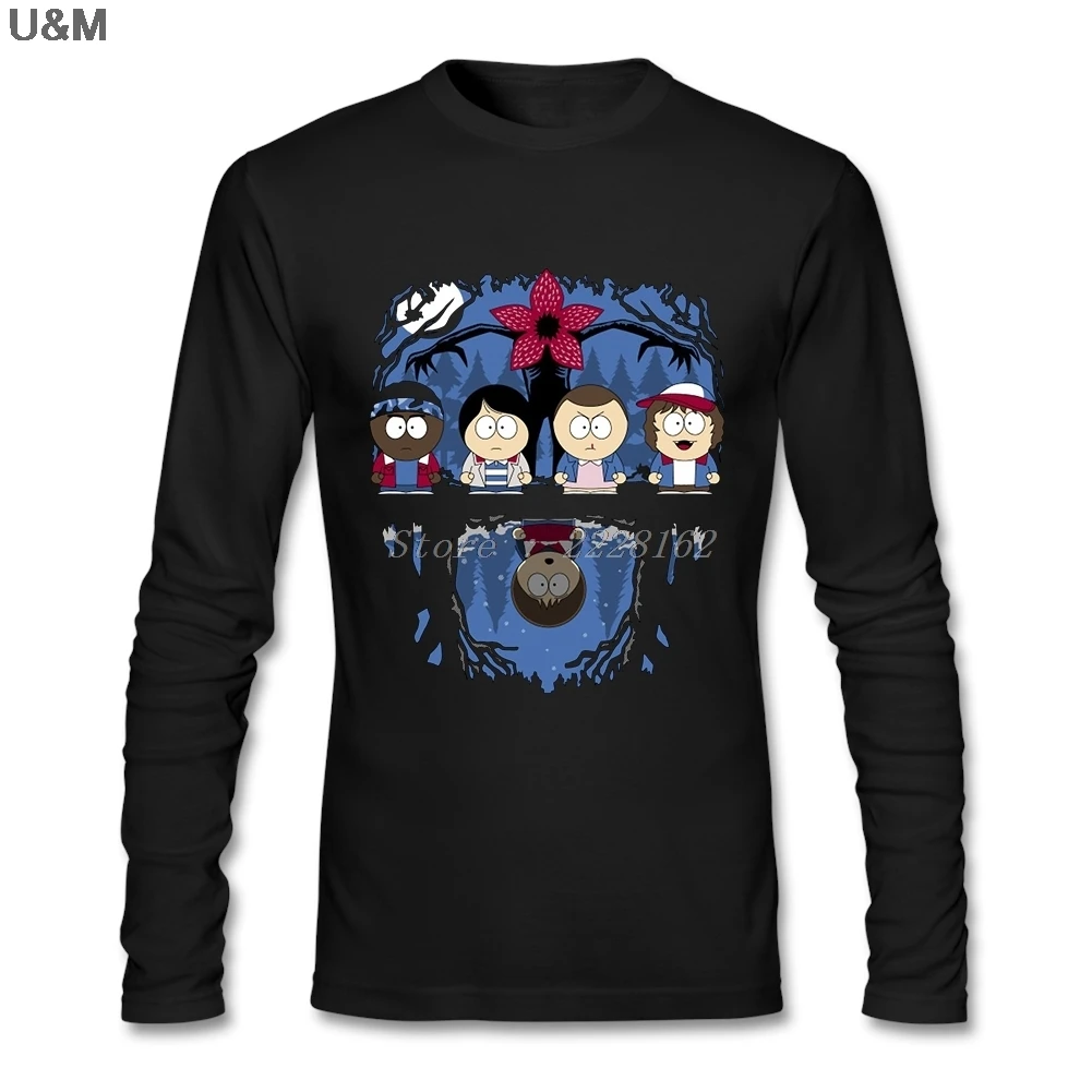 Hu Gh Men Casual T Shirt Online Stranger Things Tees With Tv Cheap