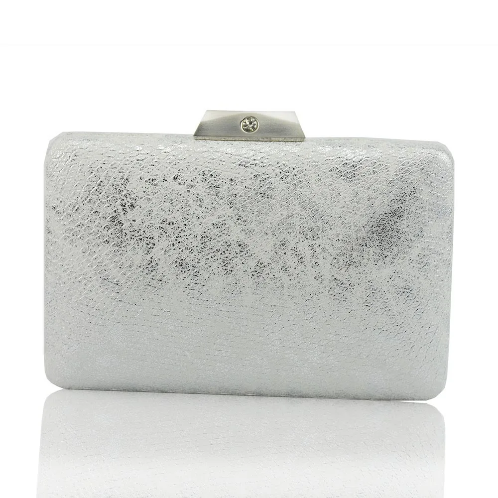 Элегантный цветочный принт квадратный сумка для ужина qualityClutch вечерняя мини-Сумочка Сумка для банкета Супермодная Сумочка HS046 - Color: Silver