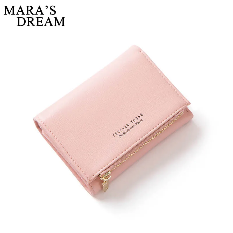 

Mara's Dream Women Wallets With Individual ID Card Holder Zipper Coin Pocket Ladies Small Purses Female Wallet Carteira Bags