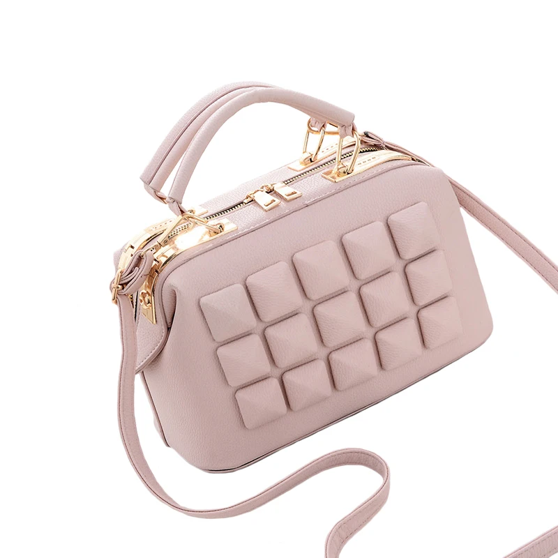 Women Boston Messenger Bag PU Leather Luxury Handbags Female Bags Designer Evening Party Shoulder Bags Casual Bolsa Tote SS0321 (7)