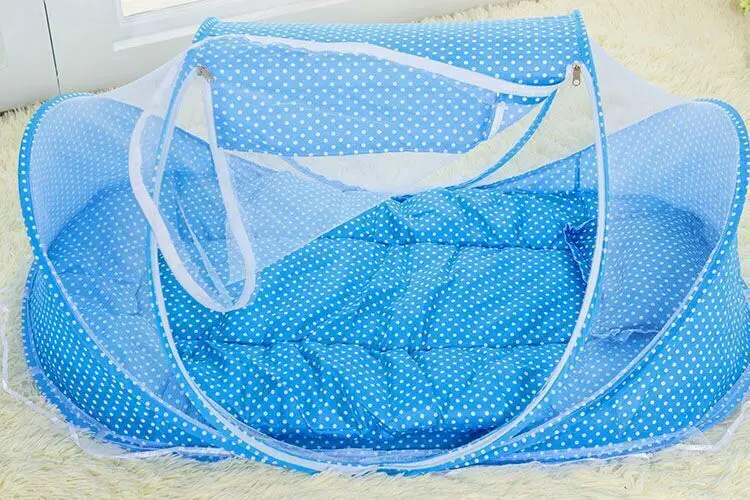 Image free shipping Summer Infant   Toddler Child Baby Mosquito luxury Bed Net Yurt Folding Easy Carrying Crib Netting 0 3 Years