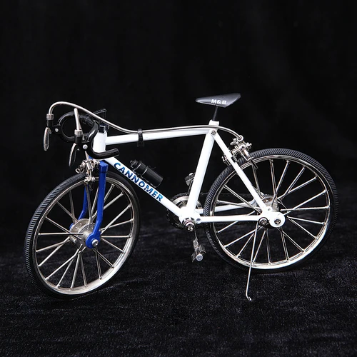 Новая модель металлического моделирования велосипеда 1:10 дорожные игрушечные велосипеды украшения миниатюрный велосипед - Цвет: Золотой