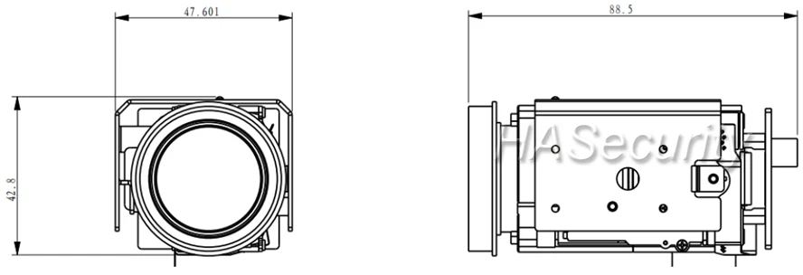IPC 16x SC2135AF diamention