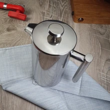 Französisch Presse Kaffee Tee Brewer Doppelwand 1 Liter 34 Unzen, Schwere 18/10 Edelstahl thermos Für Kaffee Drink