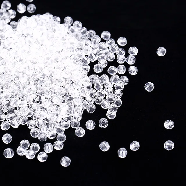 4mm Factory Plastic Beads Faceted Rondelle Crystal Chandelier 4mm Factory Plastic Beads Faceted Rondelle Crystal Chandelier Parts Bead For Jewelry Making Diy
