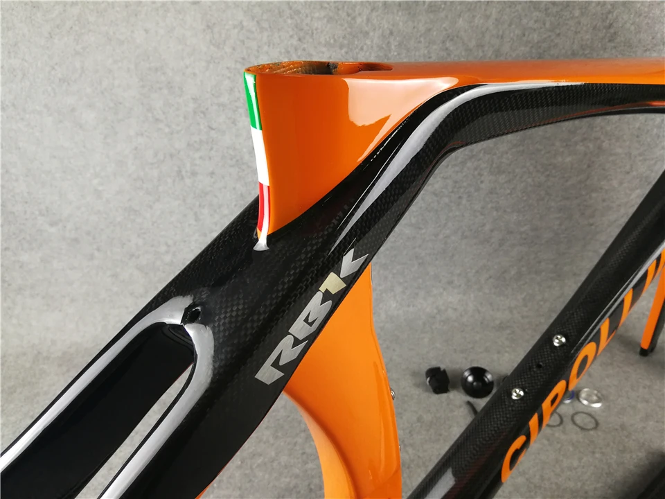Clearance Orange Black T1000 3K/1K Matte/Glossy MCipollini RB1K THE ONE carbon road frame Cipollini XXS/XS/S/M/L/XL 2
