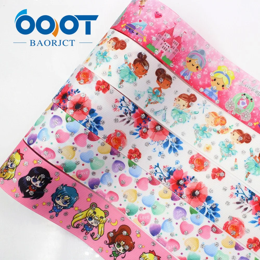 

OOOT BAORJCT G-18703-590,38 мм, 10 ярдов, Мультяшные ленты с термотрансферным принтом, обтягивающие свадебные аксессуары, материал «сделай сам»
