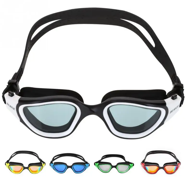 WHALE Professional Electroplated Swimming Goggles Anti Fog Snorkeling