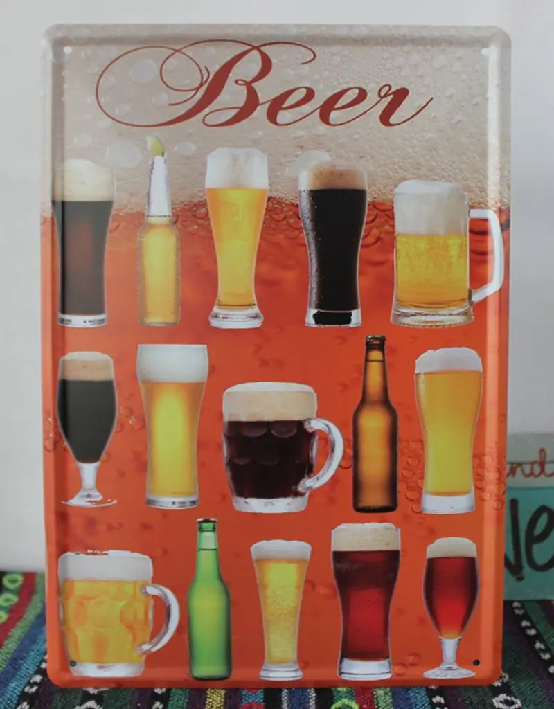 Aliexpress.com : buy creative beer mug retro tin sign ,bar pub ...