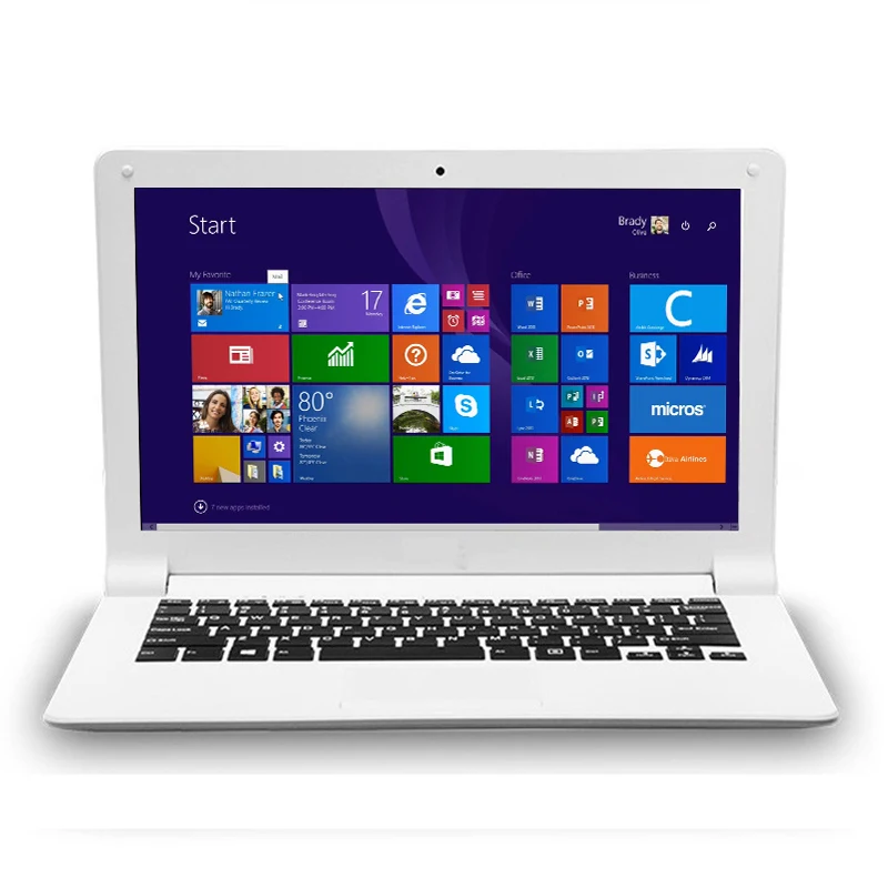 

11.6" Laptop Windows10 SSD 32G Ultrabook Fast CPU Intel 4 Core Business Student Pink Arabic AZERTY Spanish Russian Keyboard