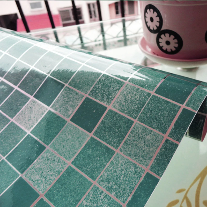 JX-LCLYL Waterproof Self-adhesive Mosaic Wall Paper Tile Sticker Contact Paper Bathroom