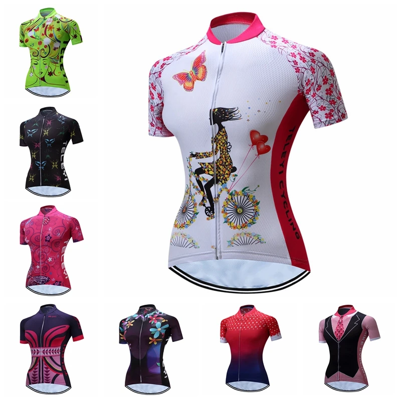 

Weimostar Summer Cycling Jersey Women Short Sleeve Quick Dry Bike mtb Jersey Ciclismo Breathable Cycling Shirt Bicycle Jersey