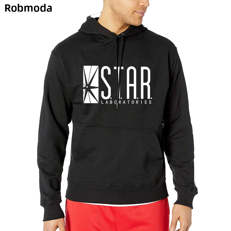 

STAR labs black women/Men Hooded Hoodies Male sweatshirt jumper the flash gotham city comic books superman tv series hoody Tops