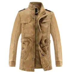 Плюс Размеры 6xl Лидер продаж! Высокое качество на осень-зиму модные кожаные куртки мужские мужская кожаная куртка брендовые мотоциклетные