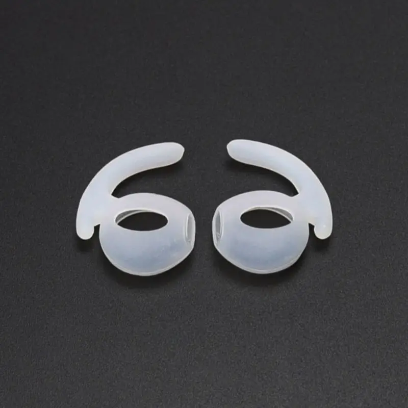 1 Pair Earbuds Cover In-Ear Tips Soft Silicone Skin Ear Hook Buds Replacement for Apple Airpods Wireless Bluetooth Headset