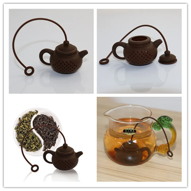 1 шт. креативное Силиконовое чайное ситечко, чай, пакетик, чайник, форма, фильтр для заваривания чая, безопасная Чистка