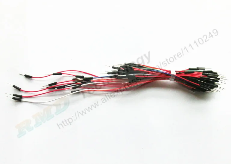 

Free Shipping 65pcs Breadboard Jumper Cables For Arduino Jump Code Wire Kit Set