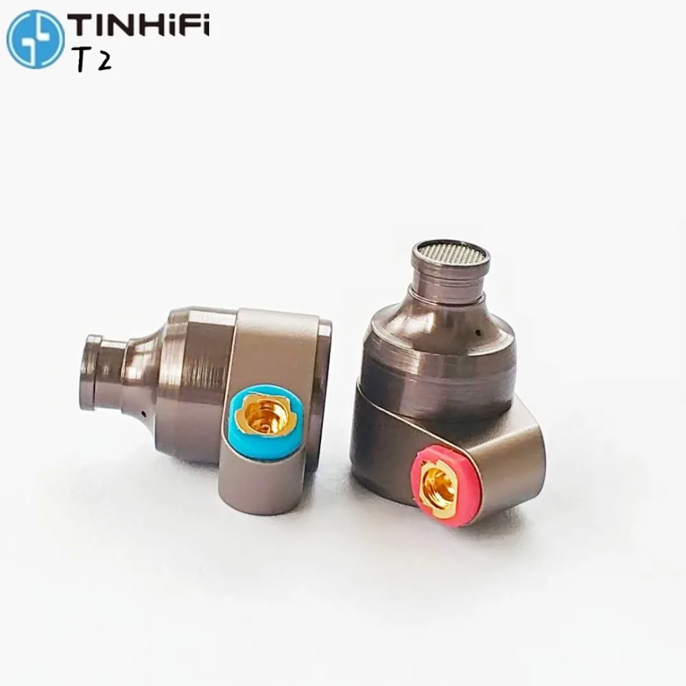 TINHIFI T2 наушники двойной динамический привод HIFI бас наушники DJ металлические 3,5 мм наушники-вкладыши с MMCX наушники оловянные T2 T3 T4